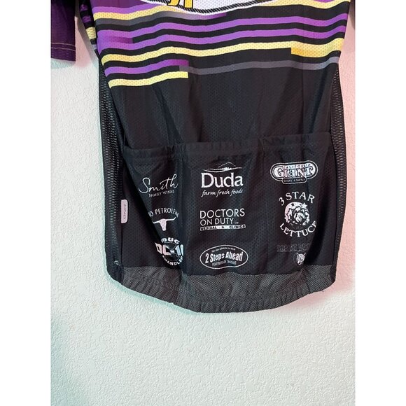 DNA Cycling Salinas High Mountain Bike Team Purple Cycling Jersey Large New - Picture 6 of 12